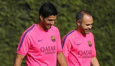 Ensayo general con Luis Suárez