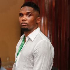 Why has FIFA banned former Real Madrid and Barcelona player Samuel Eto’o?