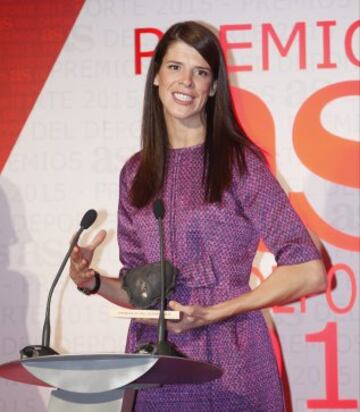 La saltadora de altura Ruth Beitia recibió el Premio As del Deporte