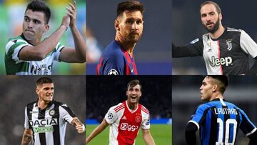 El mercado de pases más movido: Messi, De Paul, Lautaro, Higuaín...