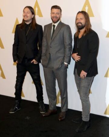 Los compositores Shellback, Justin Timberlake y Max Martin