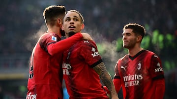 El Milan, entre goleada y lesiones