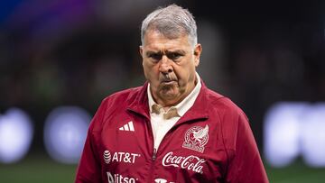 Gerardo Martino head coach of Mexico during the game Mexican National Team (Mexico) vs Paraguay, the friendly match in preparation for the FIFA World Cup Qatar 2022, at Mercedes Benz Stadium, on August 31, 2022.

<br><br>

Gerardo Martino Director Tecnico de Mexico durante el partido Seleccion Mexicana (Mexico) vs Paraguay, partido amistoso de preparacion rumbo a la Copa Mundial de la FIFA Qatar 2022, en el Estadio Mercedes Benz, el 31 de agosto de 2022.