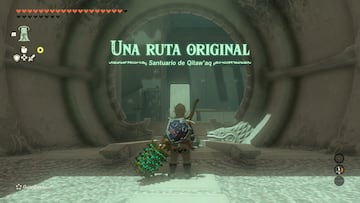 the legend of zelda tears of the kingdom nintendo switch guia santuario qitaw'aq