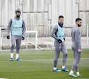 El Atlético se entrenó por última vez antes de recibir al Liverpool