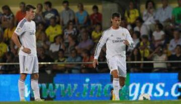 Villarreal - Real Madrid. Gareth Bale en su primer partido con los blancos. Cristiano Ronaldo.
