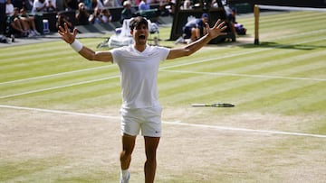 For the second year in succession, Alcaraz defeated Novak Djokovic on Centre Court to be crowned Wimbledon champion.