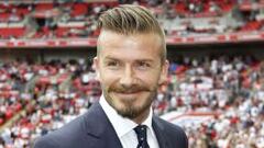 Beckham en una cita de la selecci&oacute;n inglesa de f&uacute;tbol. 