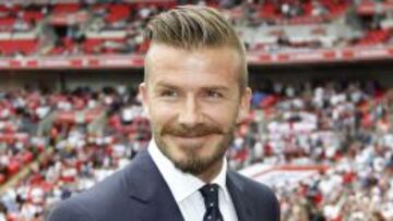 Beckham en una cita de la selecci&oacute;n inglesa de f&uacute;tbol. 