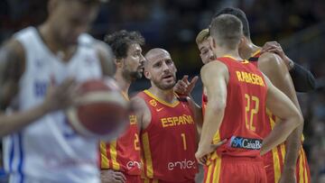 La Selección, en un partido de preparación para el pasado Mundial.