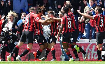 Bornemouth venció 1-0 a Tottenham por la fecha 37 de la Premier League. Jefferson Lerma y Davinson Sánchez fueron titulares y disputaron los 90 minutos. 