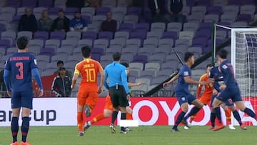 China gana a Tailandia y sigue adelante en la Copa Asia