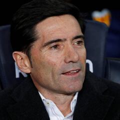 Marcelino: "Jugamos un partido espectacular, pero sin suerte"
