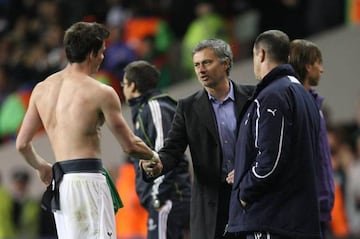 Reunited | Real Madrid coach Jose Mourinho with Tottenham's Gareth Bale in 2011.