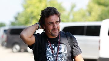 Fernando Alonso (Alpine). Hungaroring, Hungr¨ªa. F1 2022.