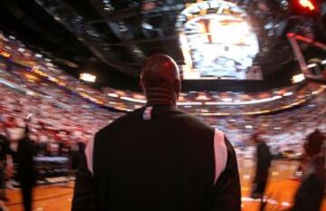 Kevin Garnett, en el American Airlines Arena.