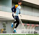 Courtois va contrarreloj