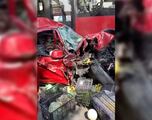 Metrobús provoca choque múltiple en Insurgentes Norte, CDMX