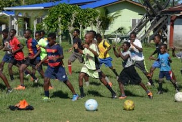 El fútbol como medio para salir de la pobreza infantil en Honduras