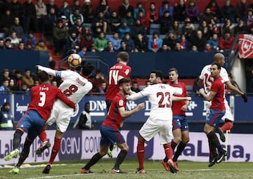 Osasuna versus Sevilla at El Sadar