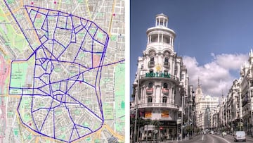 El centro de Madrid quedar&aacute; cerrado al tr&aacute;fico estas Navidades. Im&aacute;gen: Wikipedia