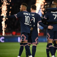 El PSG golea, Mbappé se exhibe y Sergio Ramos vuelve a jugar