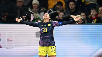 Colombia will take on England in the Women’s World Cup quarter-finals after beating Jamaica in Melbourne.