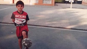 Juan Mata, de ni&ntilde;o.