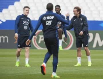 Gameiro y Griezmann. 