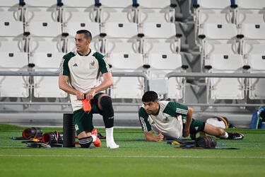 Raúl Jiménez ingresó en el duelo contra Polonia