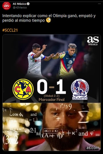 Los memes tundieron a patadas al Olimpia por su actuación frente al América