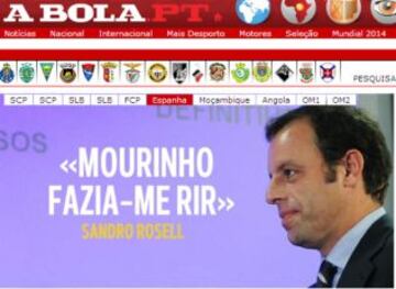 Portadas de la prensa extranjera