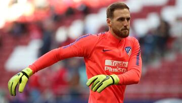 Oblak calienta en el Wanda Metropolitano.