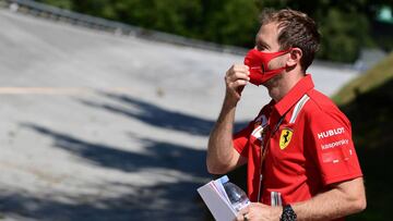 Sebastian Vettel (Ferrari). Monza, Italia. F1 2020.