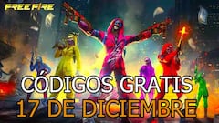 Free Fire | Códigos de hoy miércoles 17 de diciembre de 2025: recompensas gratis