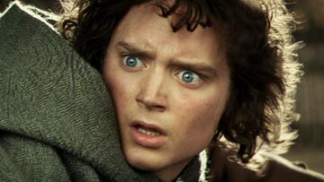 el señor de los anillos las dos torres elijah wood frodo bolson