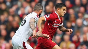 Coutinho con el Liverpool.