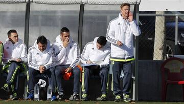 Guti dirige al Juvenil A del Real Madrid.