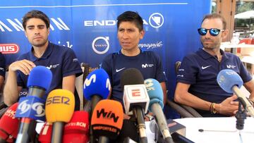 NAIRO QUINTANA, MIKEL LANDA y ALEJANDRO VALVERDE