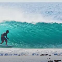 Crean un vídeo de surf con fragmentos generados por IA