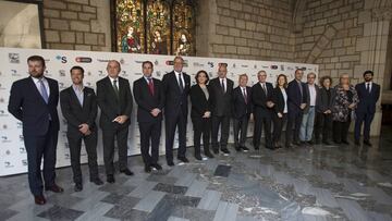 Imagen de la presentaci&oacute;n del Barcelona Open Banc Sabadell en el Sal&oacute; de Cent del Ayuntamiento de Barcelona.
 