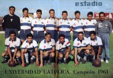 5 de enero de 1962: Universidad Católica se consagra campeón del Torneo Nacional 1961, tras vencer 3-2 a la U. 