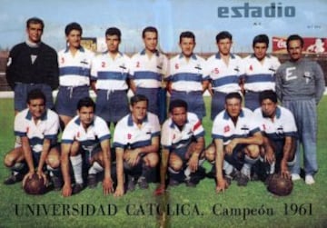 5 de enero de 1962: Universidad Católica se consagra campeón del Torneo Nacional 1961, tras vencer 3-2 a la U. 