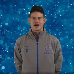 James recuerda cómo se vive Navidad en Colombia