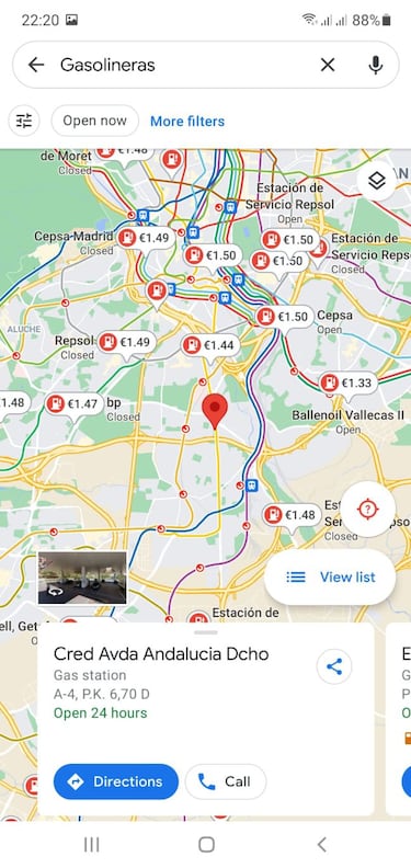 Cómo encontrar en Google Maps las gasolineras más baratas; así se activa