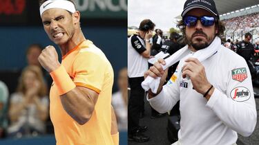 Rafa Nadal y Fernando Alonso.