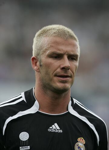 David Beckham en 2007 en el Real Madrid.
