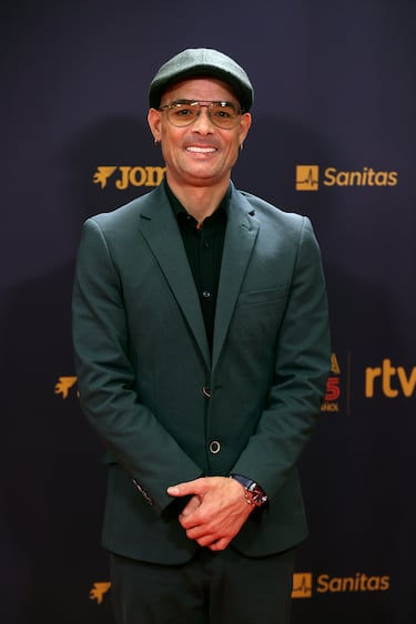 El exgimnasta Gervasio Deferr a su llegada a la Gala del Comité Olímpico Español.