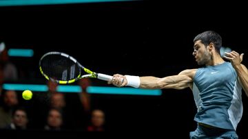 Carlos alcaraz, en Róterdam.