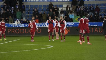 El Sevilla, derrotado en Vitoria.